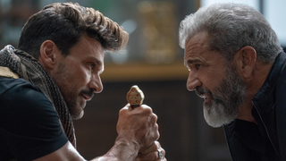 <i>Boss Level </i>is a time loop of bad jokes, tedious action, and Mel Gibson villainy